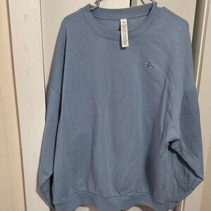 ALO Yoga Sky Blue Crewneck Sweater
